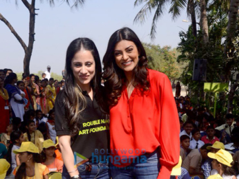 Sushmita Sen and Rouble Nagi snapped attending a Republic Day celebration