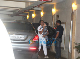 Taimur Ali Khan spotted at Karisma Kapoor’s house in Bandra