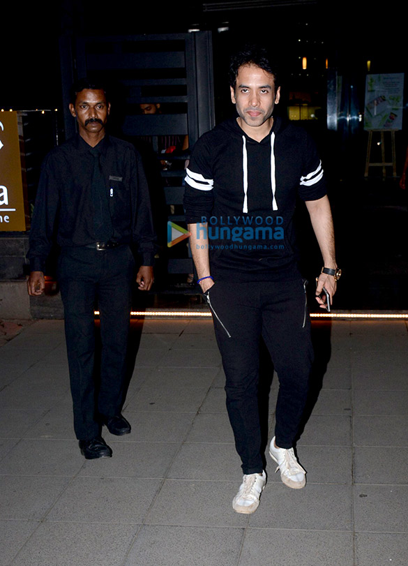 Tusshar Kapoor snapped with his new car