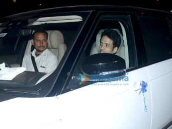 Tusshar Kapoor snapped with his new car