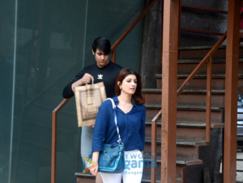 Twinkle Khanna and her son snapped outside FabIndia in Juhu