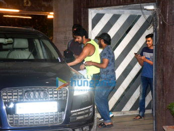 Varun Dhawan spotted at the gym