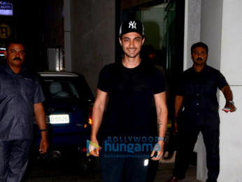 Varun Dhawan, Aayush Sharma and Dino Morea snapped at the gym