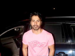 Varun Dhawan and Aayush Sharma spotted outside the gym