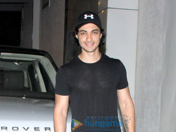 Varun Dhawan and Aayush Sharma spotted outside the gym