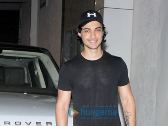 Varun Dhawan and Aayush Sharma spotted outside the gym