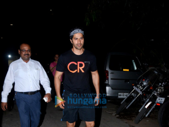 Varun Dhawan spotted at Shoojit Sircar's office in Juhu
