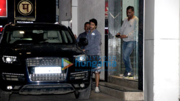 Varun Dhawan spotted at the gym