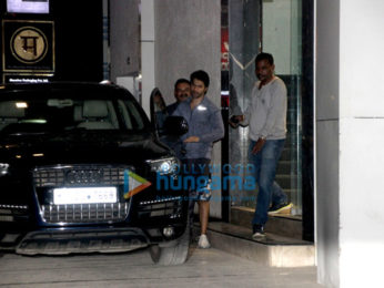 Varun Dhawan spotted at the gym