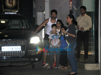 Varun Dhawan spotted at the gym