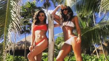 WOW! Amy Jackson dons a red-hot bikini, soars the temperatures in this chilly weather