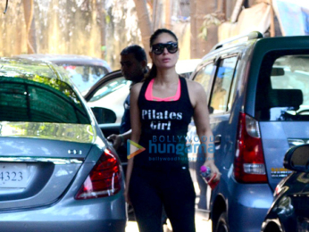 Kareena Kapoor Khan spotted at gym in Khar
