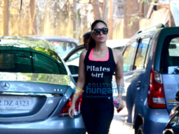 Kareena Kapoor Khan snapped post her gym session