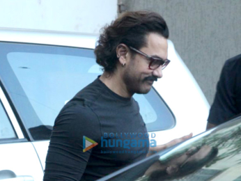 Aamir Khan snapped in Bandra