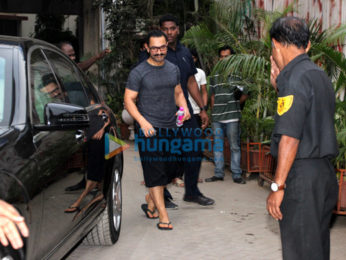 Aamir Khan spotted at the Sukho Thai Spa