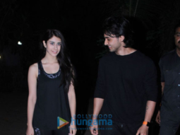 Aayush Sharma and Warina Hussain snapped at dance class