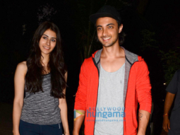 Aayush Sharma and Warina Hussain spotted at dance class in Bandra