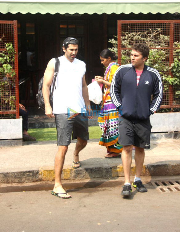 aditya roy kapur and mohit suri spotted outside a cafe in bandra 2
