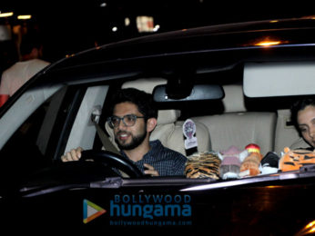 Aditya Thackeray and Saiyami Kher spotted at Smoke House Deli