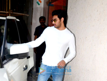 Ahan Shetty spotted after a clinic session in Bandra