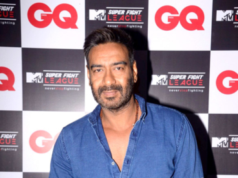 Ajay Devgn, Arbaaz Khan and Sulaiman Merchant attend the launch of MTV Super Fight League
