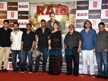 Ajay Devgn and Ileana D’Cruz grace the trailer launch of 'Raid'