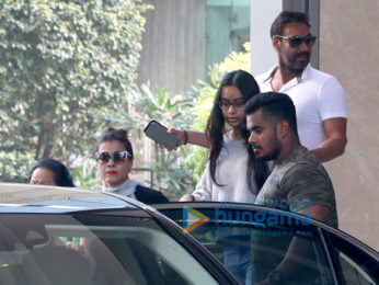 Ajay Devgn with family spotted at Yauatcha, BKC