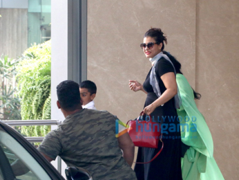Ajay Devgn with family spotted at Yauatcha, BKC