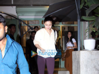 Alia Bhatt spotted at The Kitchen Garden in Bandra