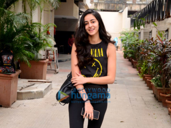 Ananya Panday spotted after salon session in Bandra