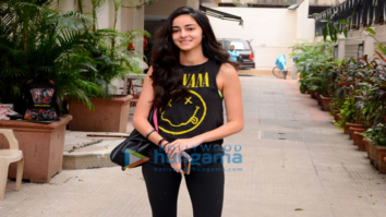 Ananya Panday spotted after salon session in Bandra