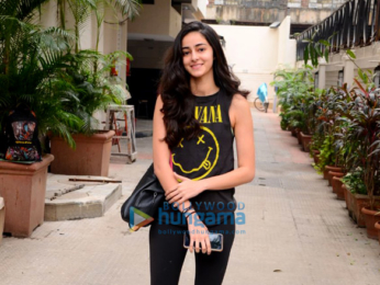 Ananya Panday spotted after salon session in Bandra