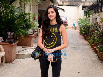 Ananya Panday spotted after salon session in Bandra