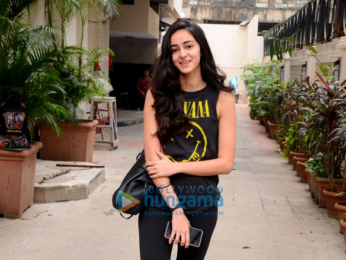 Ananya Panday spotted after salon session in Bandra