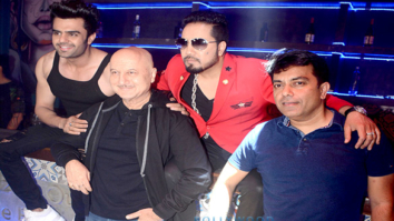 Anupam Kher, Manish Paul, Mika Singh snapped at ‘Baa Baaa Black Sheep’ promotional song shoot