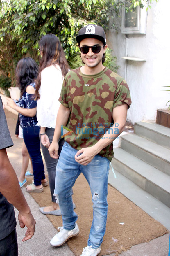 ayush sharma spotted at olive 5