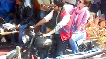 On The Sets Of The Movie Batti Gul Meter Chalu