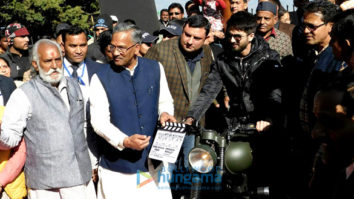 On The Sets Of The Movie Batti Gul Meter Chalu