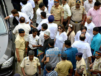 Celebs attend Sridevi's cremation ceremony at Seva Samaj Crematorium and Hindu Cemetery in Vile Parle, Mumbai
