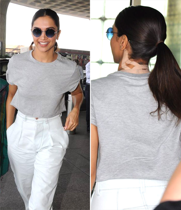 Decoded: Mystery behind Deepika Padukone’s back bandage at Mumbai airport Decoded: Mystery behind Deepika Padukone’s back bandage at Mumbai airport