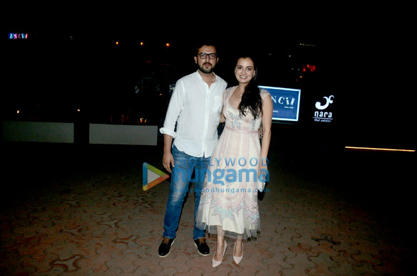 dia mirza snapped with sahil sangha post dinner at bkc 1