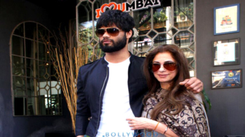 Dimple Kapadia and Karan Kapadia snapped in Mumbai