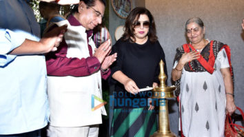 Farah Khan snapped inaugurating a store