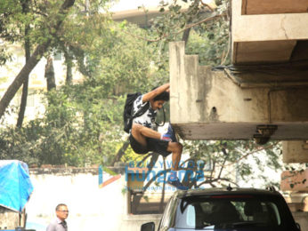 Ishaan Khatter snapped exiting the gym