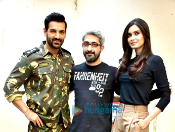 John Abraham and Diana Penty snapped promoting their film Parmanu - The Story of Pokhran