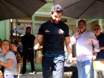 John Abraham spotted at The Kitchen Garden in Bandra