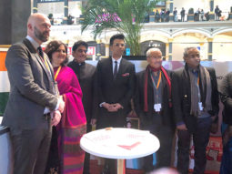 Karan Johar poses for the cameras at the Berlin International Film Festival