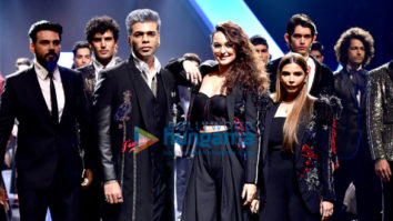 Karan Johar walks the ramp for Shane and Falguni Peacock