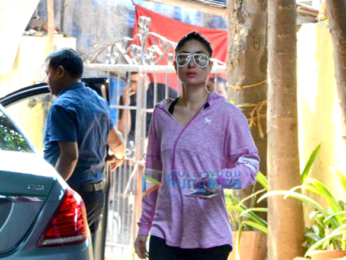 Kareena Kapoor Khan spotted at the gym in Bandra