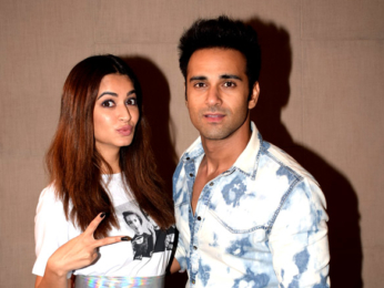 Kriti Kharbanda and Pulkit Samrat snapped promoting their film 'Veerey Ki Wedding'